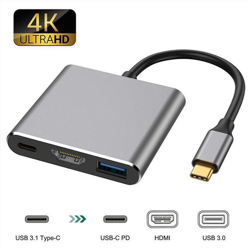 Type C Hub Docking Station 3 in 1
